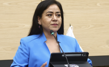 Impulsa diputada Celia Bonaga iniciativas para fortalecer la transparencia y rendición de cuentas en la contratación de obras públicas